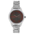 Fastrack Quartz Analog Silver Dial Leather Strap Watch for Girls
