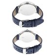 Titan Memento Blue Dial Analog Leather Strap watch for Couple - image number 4