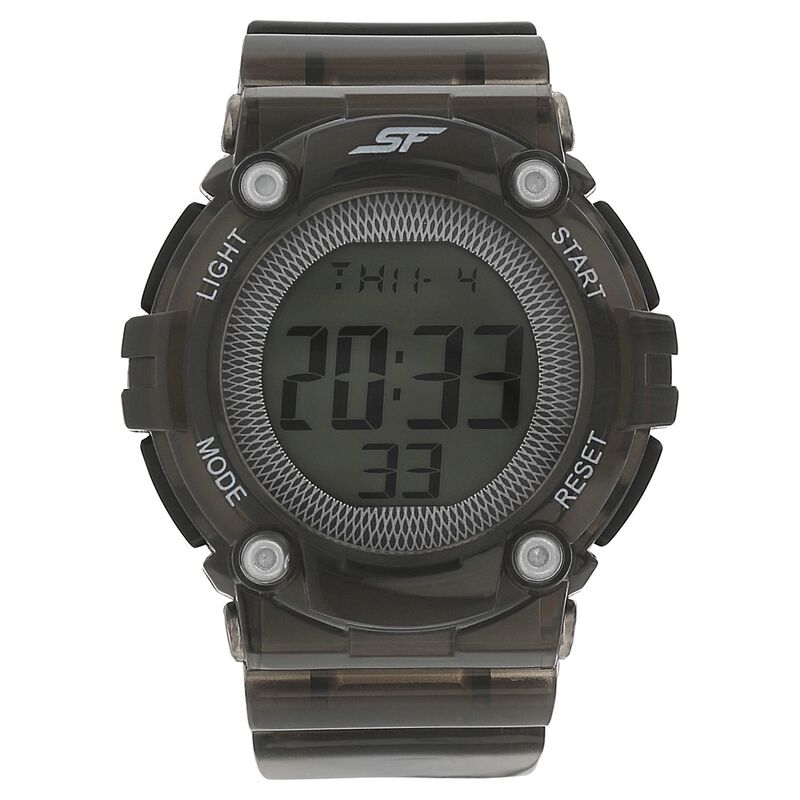 SF Digital Dial Plastic Strap Women Watch
