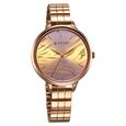 Titan Secluded Quartz Analog Rose Gold Dial Rose Gold Stainless Steel Strap Watch For Women - image number 1
