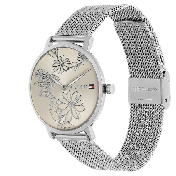 Tommy Hilfiger Quartz Analog Rose Gold Dial Stainless Steel Strap Watch for Women - image number 2