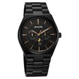 Sonata Festive Quartz Analog Black Dial Metal Strap Watch For Men - image number 0