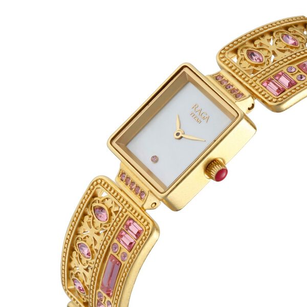 Titan Raga X Masaba Mother of Pearl Dial Women Watch With Metal Strap - image number 1