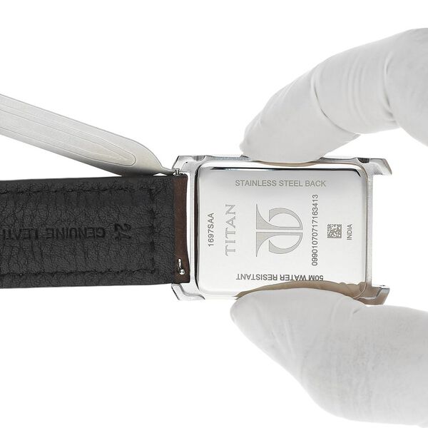 24 mm Brown Genuine Leather Straps for Men - image number 6