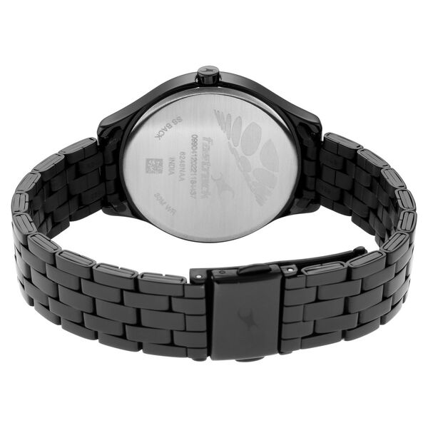 Fastrack Stunners Quartz Analog Black Dial Metal Strap Watch for Girls - image number 5