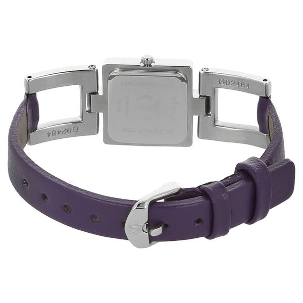 Titan Quartz Analog Purple Dial Leather Strap Watch for Women - image number 3