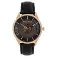 Police Quartz Analog Brown Dial Leather Strap Watch for Men - image number 0