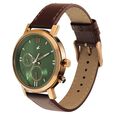 Fastrack Tick Tock Quartz Analog Green dial Leather Strap Watch for Guys - image number 2