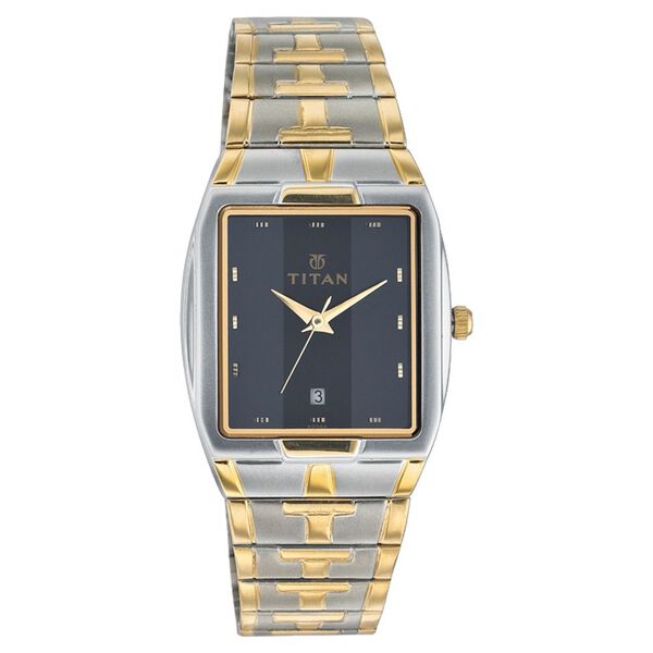 Titan Quartz Analog with Date Black Dial Watch for Men - image number 0