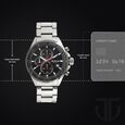 Titan Octane Black Dial Chrono Stainless Steel Watch for Men - image number 2
