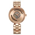 Titan Purple Abstract Quartz Analog Rose Gold Stainless Steel Strap for Women - image number 0
