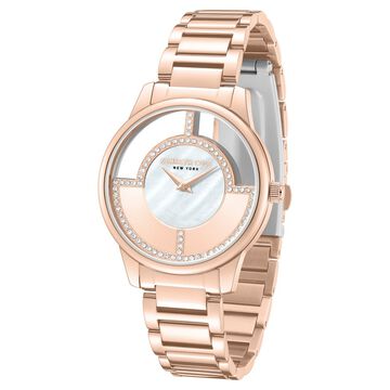 Kenneth Cole Quartz Analog Mother of Pearl Dial Stainless Steel Strap Watch For Women