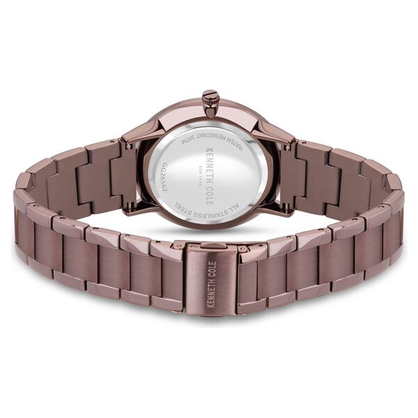Kenneth Cole Quartz Analog Brown Dial Stainless Steel Strap Watch for Couple - image number 4