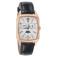 Titan Classic Black Dial Quartz Multifunction Leather Strap watch for Men