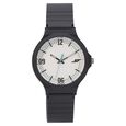 SF Quartz Analog White Dial Plastic Strap Watch for Men - image number 1