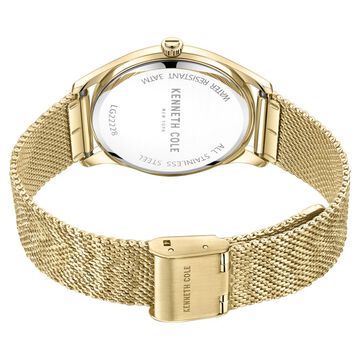 Kenneth Cole Quartz Analog Champagne Dial Stainless Steel Strap Watch for Women