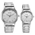 Sonata Pairs Quartz Analog White Dial Stainless Steel Strap Watch for Couple - image number 0