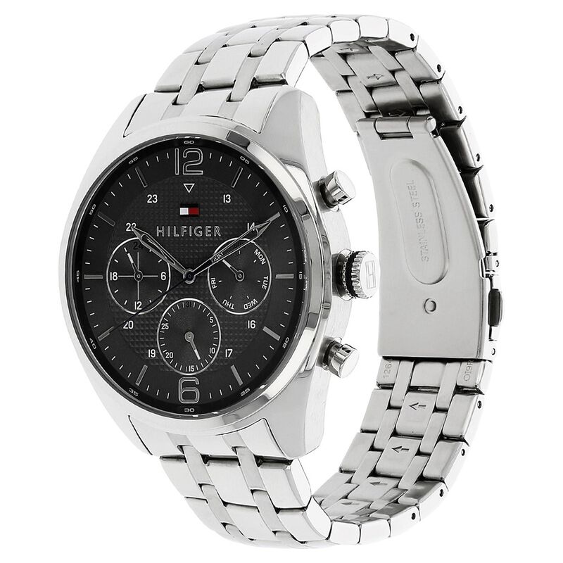 Tommy Hilfiger Quartz Multifunction Grey Dial Metal Strap Watch for Men - image number 1