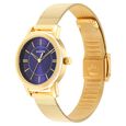 Sonata Classic Gold Blue Dial Metal Strap Watch for Women - image number 1