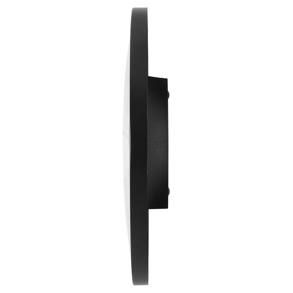 Titan Contemporary Black Wall Clock with Domed Glass and Silent Sweep 27 x 27 cm (Small) - image number 3