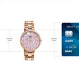Sonata Poze Quartz Analog Pink Dial Rose Gold Colour Stainless Steel Strap Watch For Women - image number 3