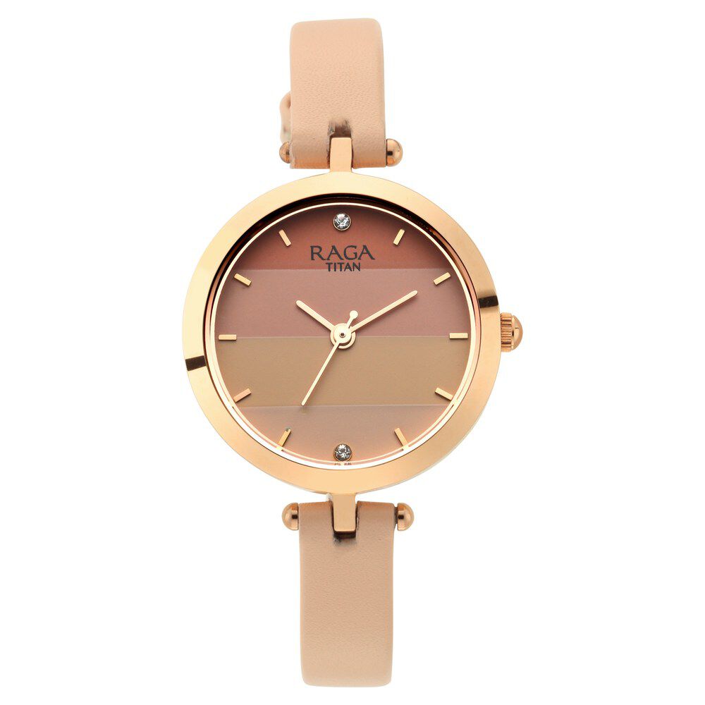 Titan raga outlet pink dial