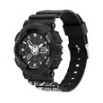 Zoop Samurai Quartz Digital Watch For Boys With Black Dial Black Polyether Strap From House Of Titan - image number 5