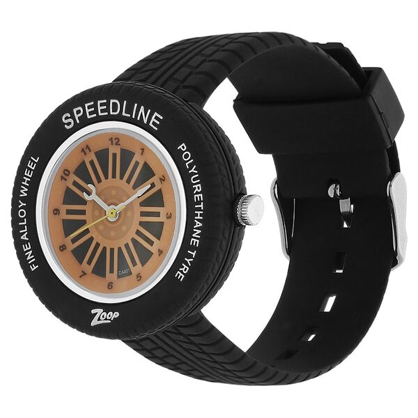 Zoop By Titan Quartz Analog Orange Dial PU Strap Watch for Kids - image number 1