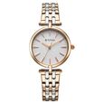Titan Work Mode Quartz Analog Silver Dial Two Toned Metal Strap Watch For Women - image number 0