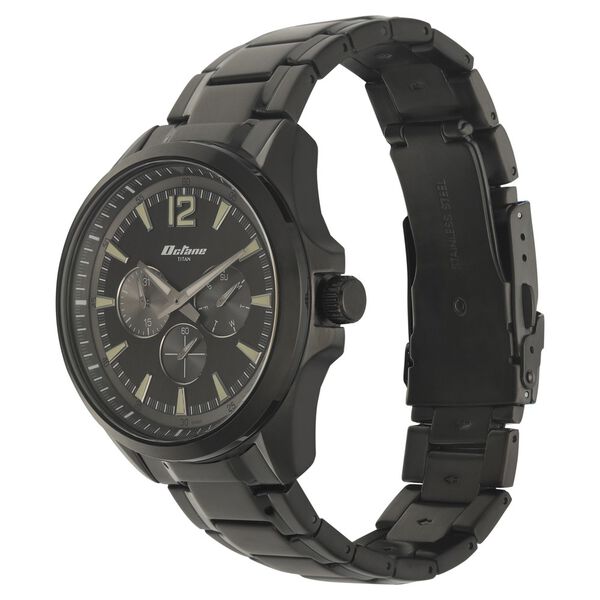 Titan Quartz Multifunction Silver Dial Stainless Steel Strap Watch for Men - image number 2