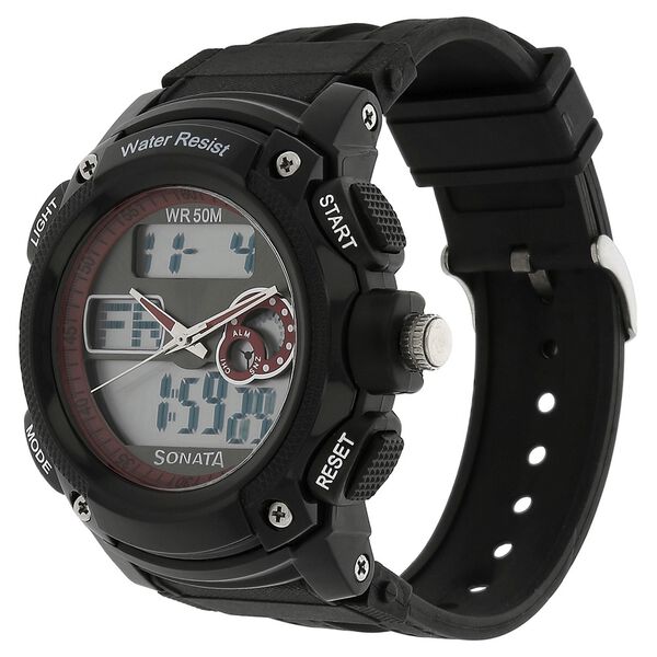 SF Quartz Analog Digital Grey Dial Watch for Men - image number 1