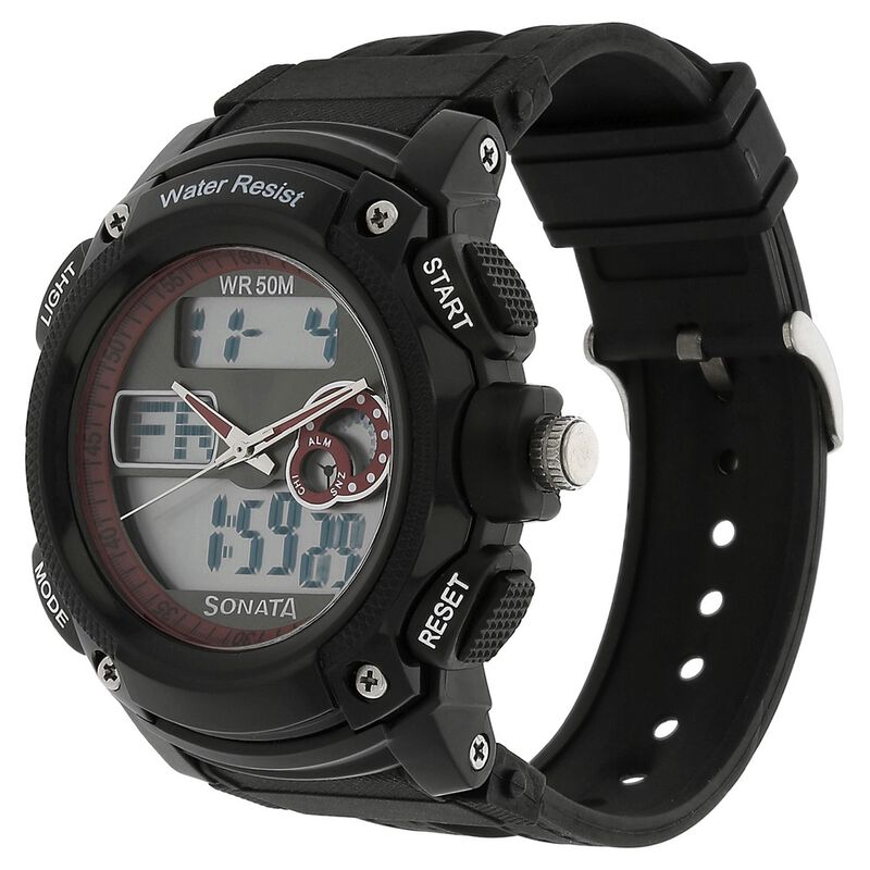 Buy Online SF Quartz Analog Digital Grey Dial Watch for Men ...