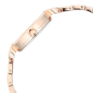 Titan Raga Showstopper Quartz Analog White Dial Metal Strap Watch for Women