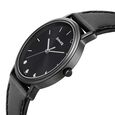 Sonata Play Black Dial Women Watch With Leather Strap - image number 2