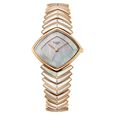 Titan Raga Chic Glam Quartz Analog Mother Of Pearl Dial Rose Gold Metal Strap Watch For Women - image number 0