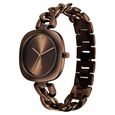 Vyb Spotlight By Fastrack Quartz Analog Brown Dial Brown Metal Strap Watch For Girls - image number 4