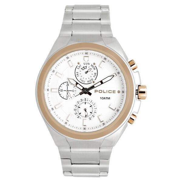 Police Quartz Multifunction Silver Dial Watch for Men - image number 0