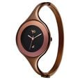 Vyb Slayer By Fastrack Quartz Analog Black Dial Brown Metal Strap Watch For Girls - image number 4