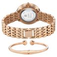 Titan Raga Glimmers Quartz Analog Mother of Pearl Dial Rose Gold Metal Strap Watch For Women - image number 5