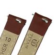 10 mm Tan Genuine Leather Strap for Women - image number 4