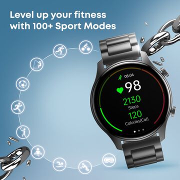 Fastrack Astor FR2 Pro Smart Watch with 3.63 cm AMOLED Display with 466*466 Pixel Resolution, AI Voice Assistant