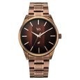 Vyb Drift By Fastrack Quartz Analog Brown Dial Brown Stainless Steel Strap Watch For Guys - image number 0