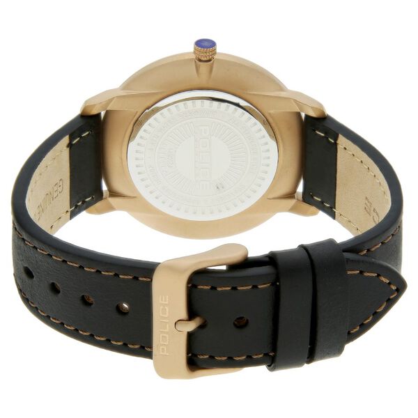 Police Quartz Analog Brown Dial Leather Strap Watch for Men - image number 3