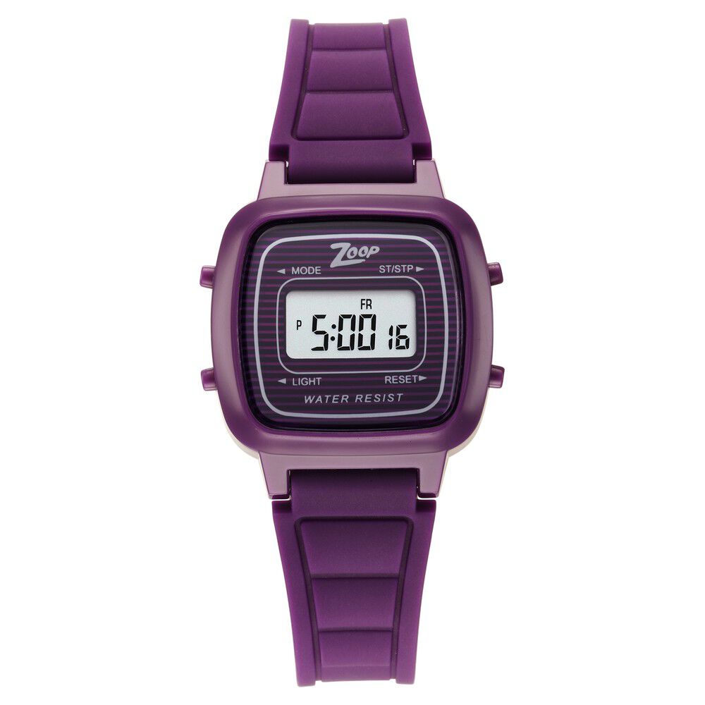 Purple digital watch sales