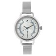 Fastrack Quartz Analog White Dial Leather Strap Watch for Girls