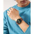 Fastrack Stunners X Quartz Analog Green Dial Leather Strap Watch For Guys - image number 5