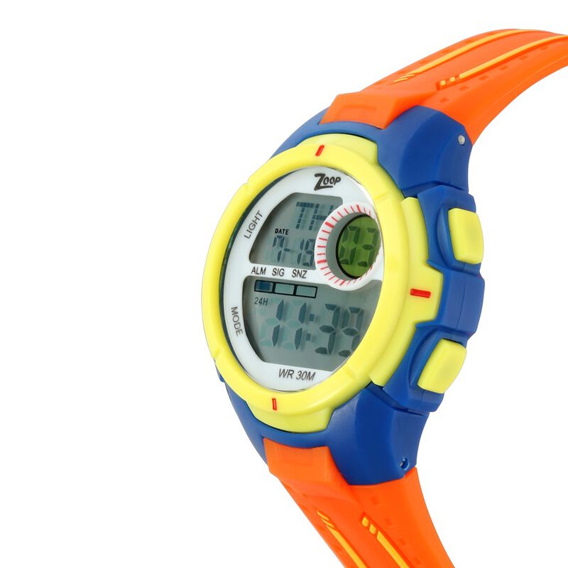 Buy Online Zoop By Titan Digital Dial PU Strap Watch for Kids
