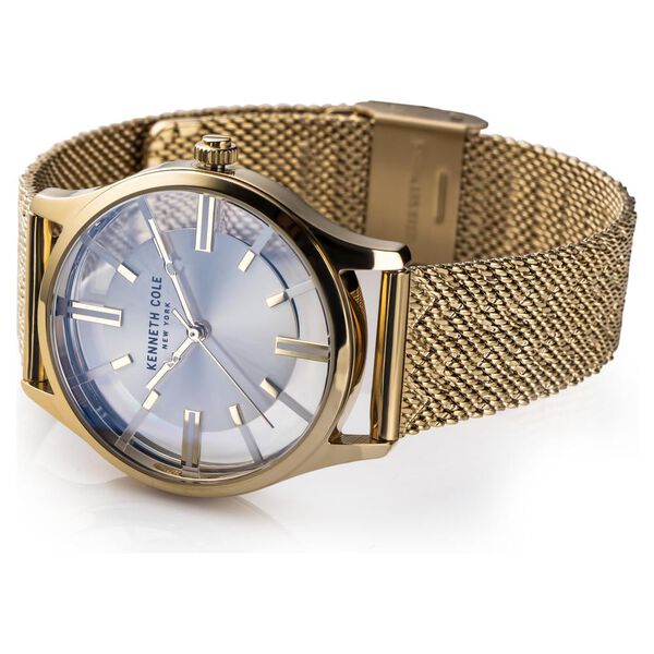 Kenneth Cole Quartz Analog Silver Dial Silicone Strap Watch for Women - image number 4
