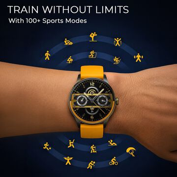 Fastrack Smart Jupiter R3 Pro 3.63 cm AMOLED Smartwatch BT Calling 100+ Sports Modes 5-Day Battery
