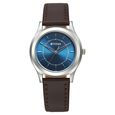 Titan Karishma Zing Quartz Analog Blue Dial Leather Strap Watch for Men - image number 0